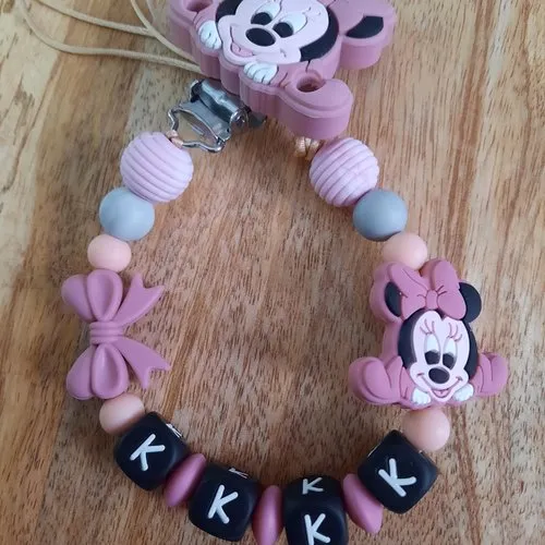 Attache sucette minnie