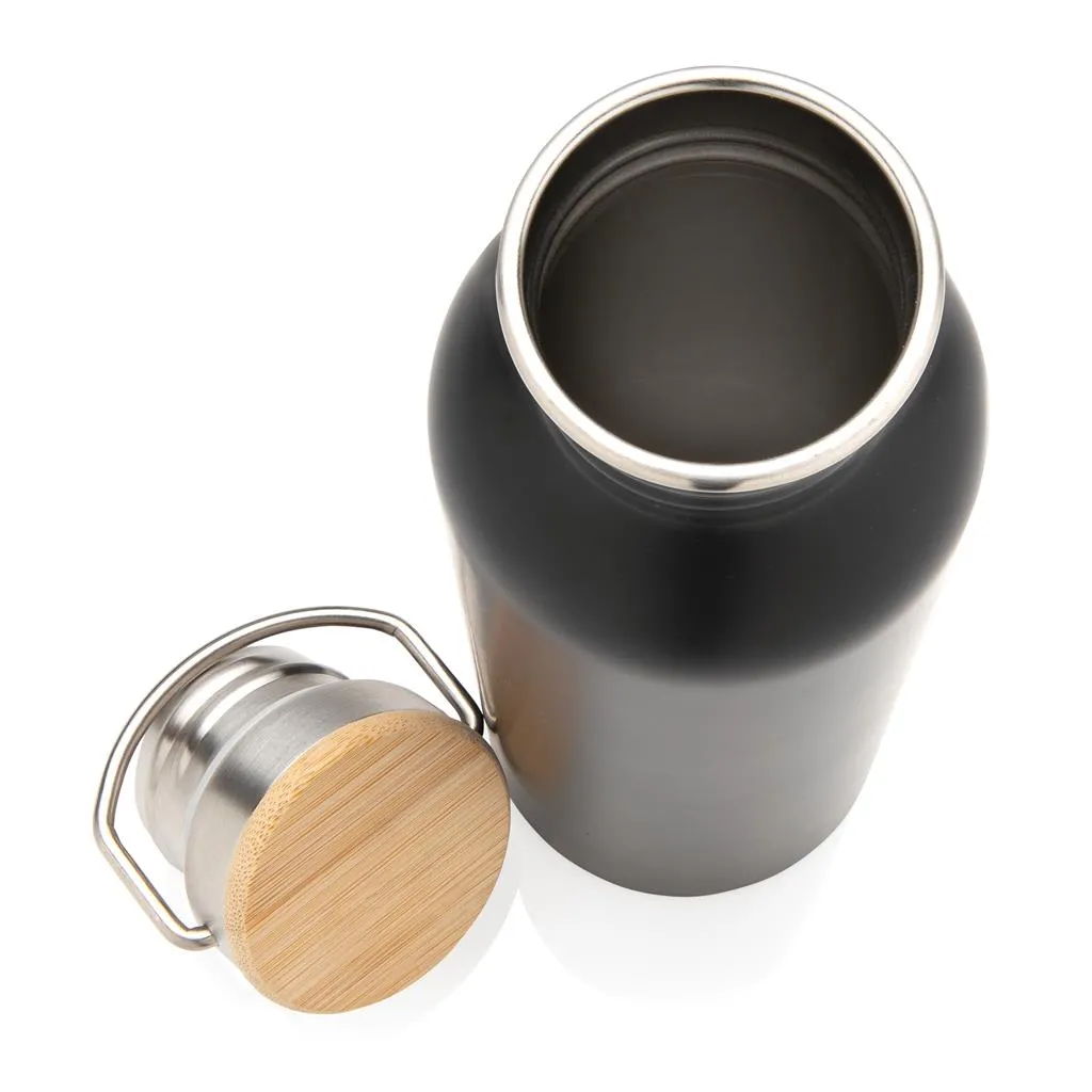 Bouteille logotée en inox et bambou - 700ml - OSLO - Vertlapub