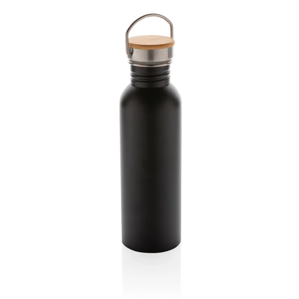 Bouteille logotée en inox et bambou - 700ml - OSLO - Vertlapub