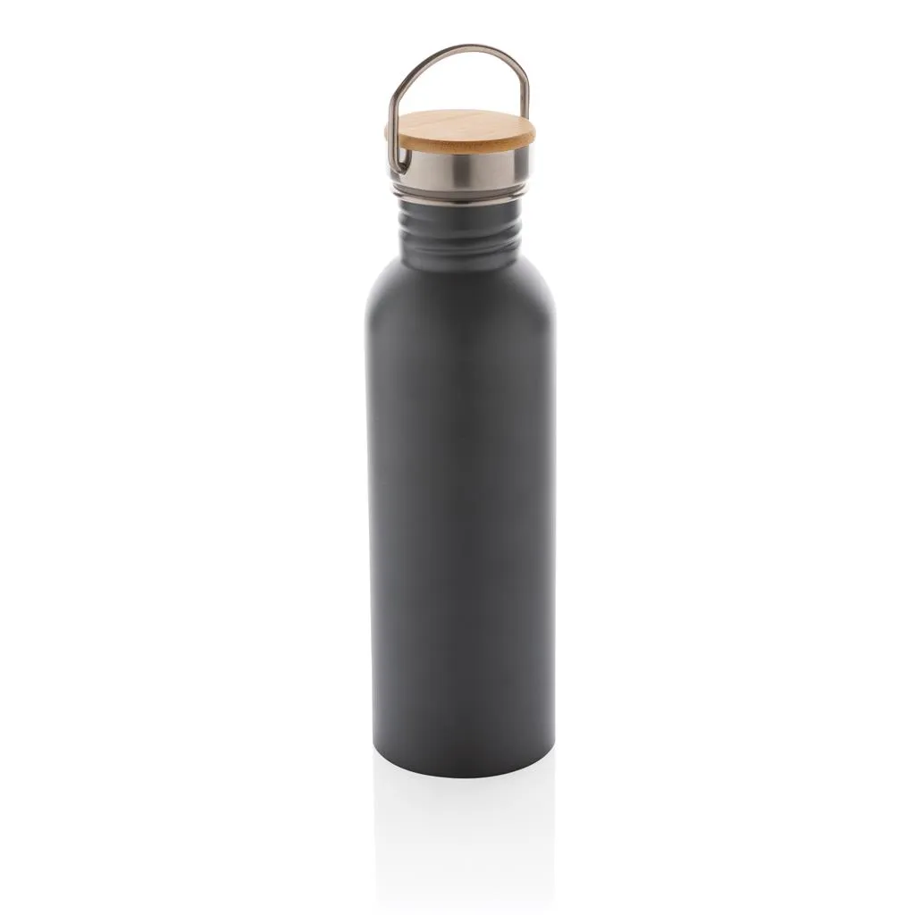 Bouteille logotée en inox et bambou - 700ml - OSLO - Vertlapub