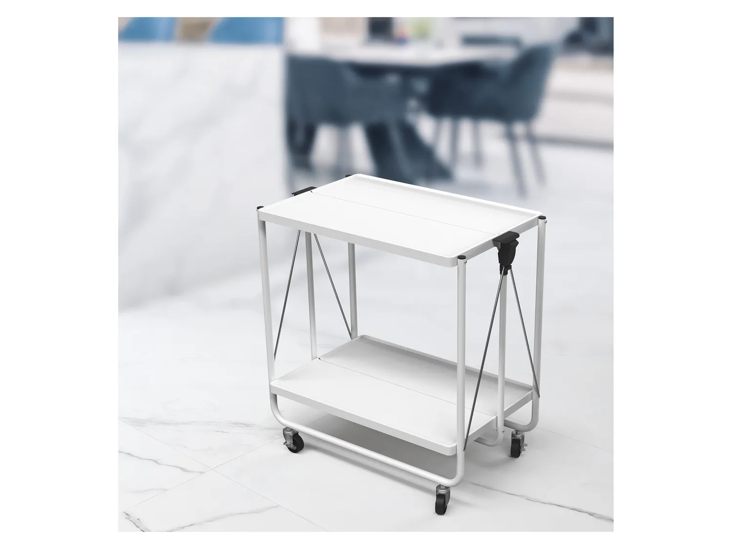 LIVARNO home Chariot pliable avec roulettes pivotantes
