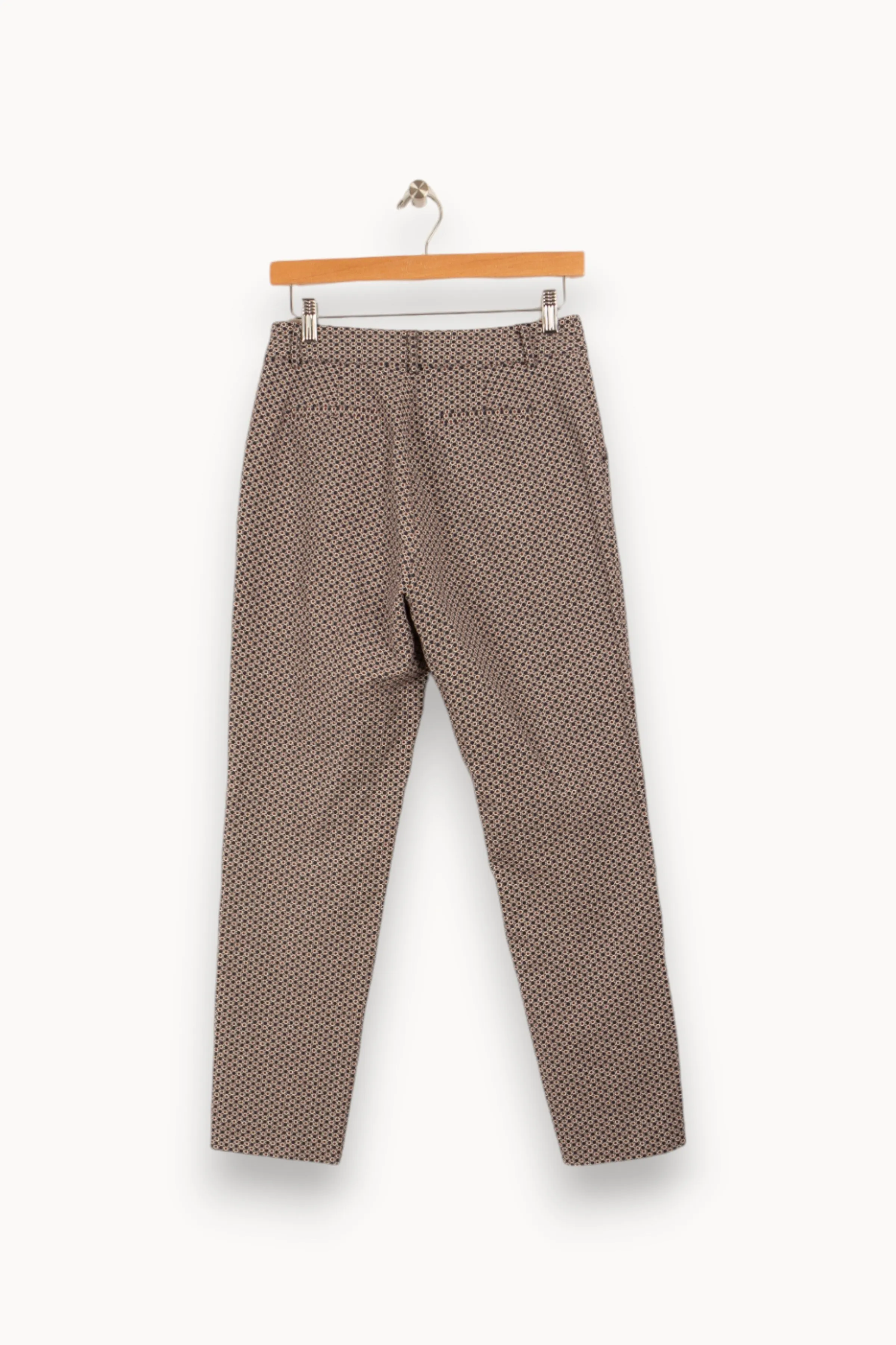 Pantalon jacquard cigarette -  S/36