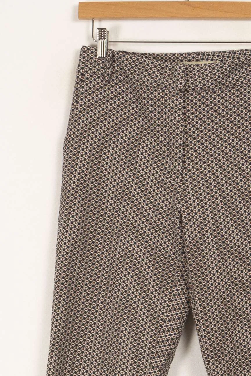 Pantalon jacquard cigarette -  S/36