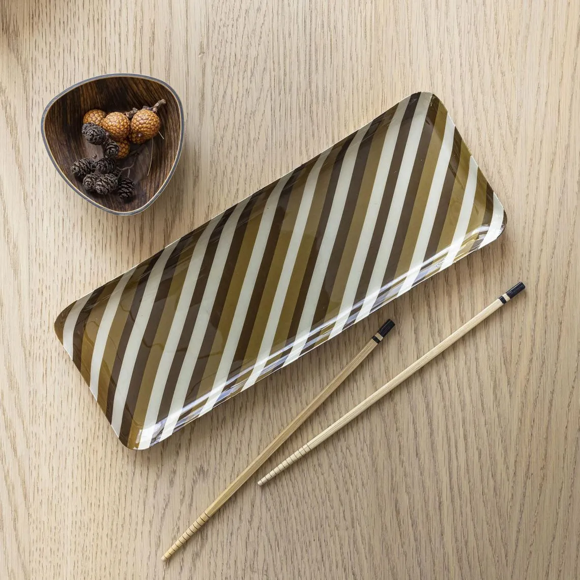 Plateau rectangulaire metal BAYADERE | 3 Suisses